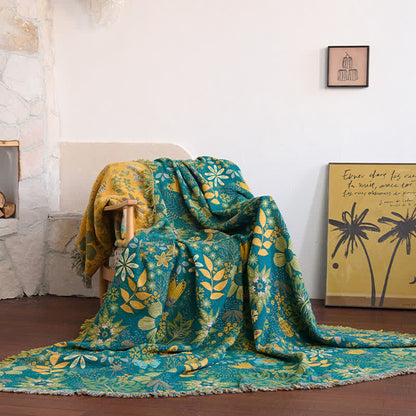 Ownkoti Reversible Floral & Butterfly Cotton Gauze Quilt - image 5