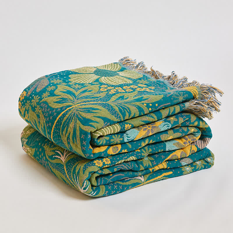 Ownkoti Reversible Floral & Butterfly Cotton Gauze Quilt - image 4