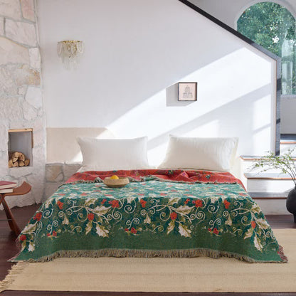 Ownkoti Red Flower Vine Cotton Gauze Quilt - image 2