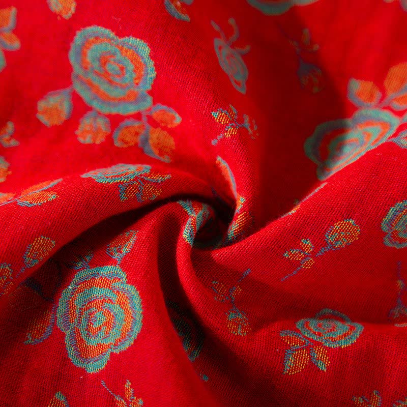 Ownkoti Oriental Vintage Rose Cotton Loungewear Set - image 13