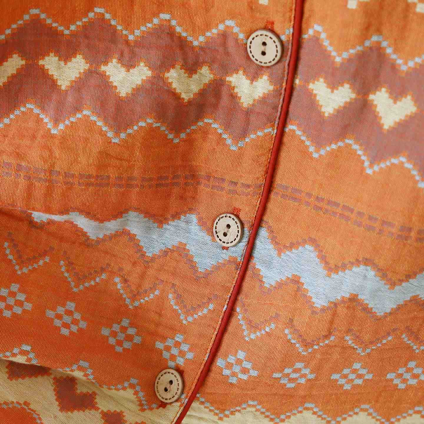 Ownkoti Vintage Wave Cotton Couple Loungewear Set - image 6