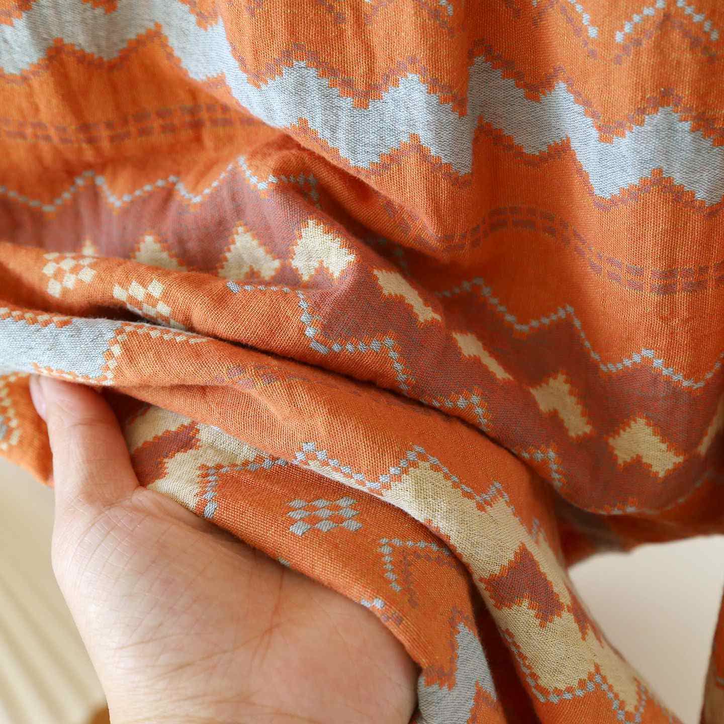 Ownkoti Vintage Wave Cotton Couple Loungewear Set - image 11