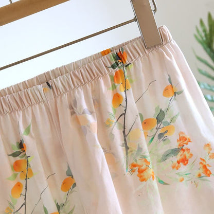 Ownkoti Oriental Yellow Berry Cotton Loungewear Set - image 9