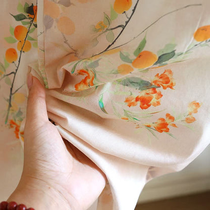 Ownkoti Oriental Yellow Berry Cotton Loungewear Set - image 5