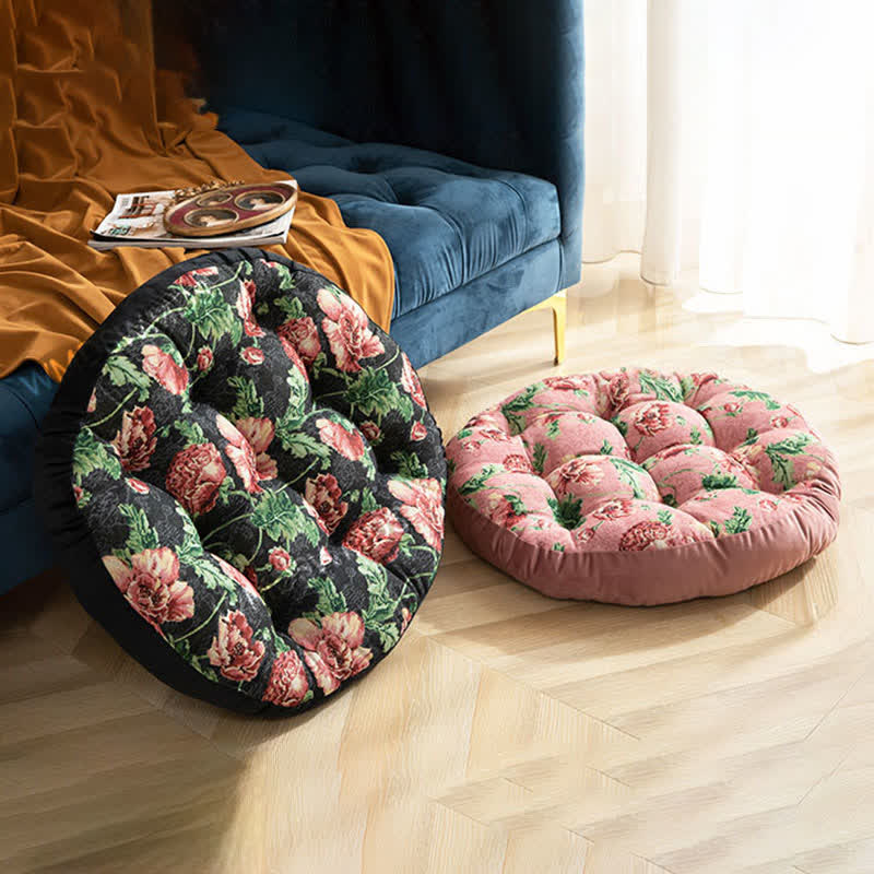 Ownkoti Romantic Floral Floor Chair Cushion - image 2