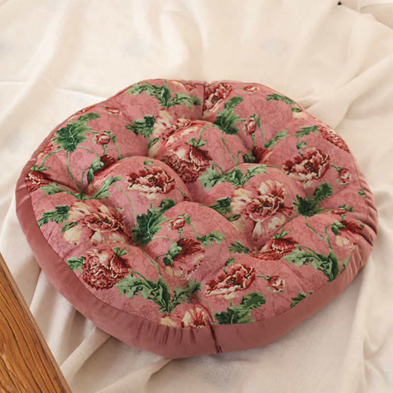 Ownkoti Romantic Floral Floor Chair Cushion - Pink (1PC) - 20" x 20" - image 5