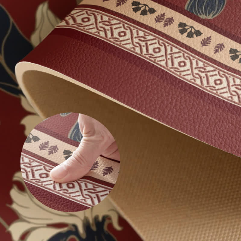 Ownkoti Retro Floral Border Door Mat - image 3