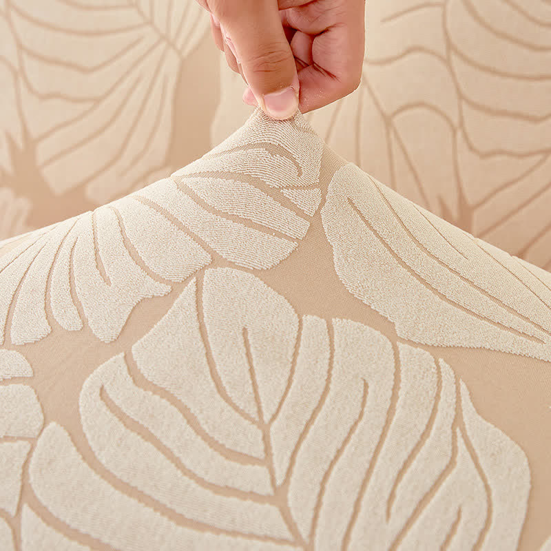 Ownkoti Jacquard Leaf Parsons Chair Slipcover  - image 5