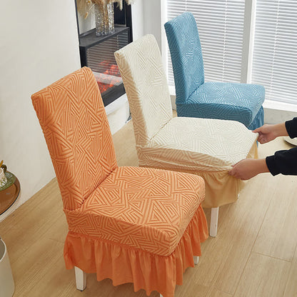 Ownkoti Geometric Elastic Stretch Dining Chair Cover - image 1