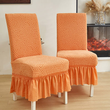 Ownkoti Geometric Elastic Stretch Dining Chair Cover - image 2