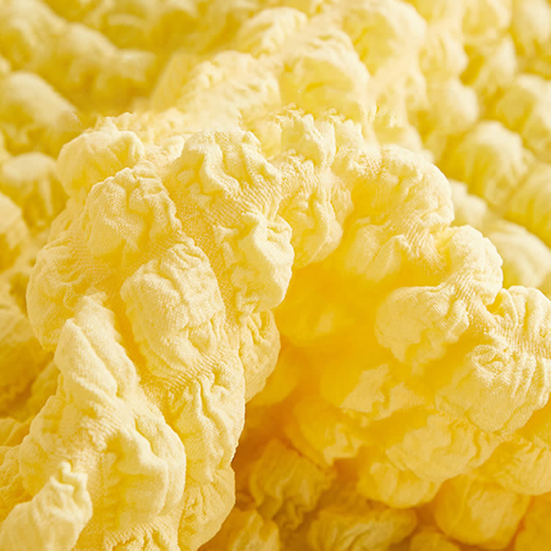 Ownkoti Seersucker Stretch Chair Cover with Ruffle Skirt - image 8