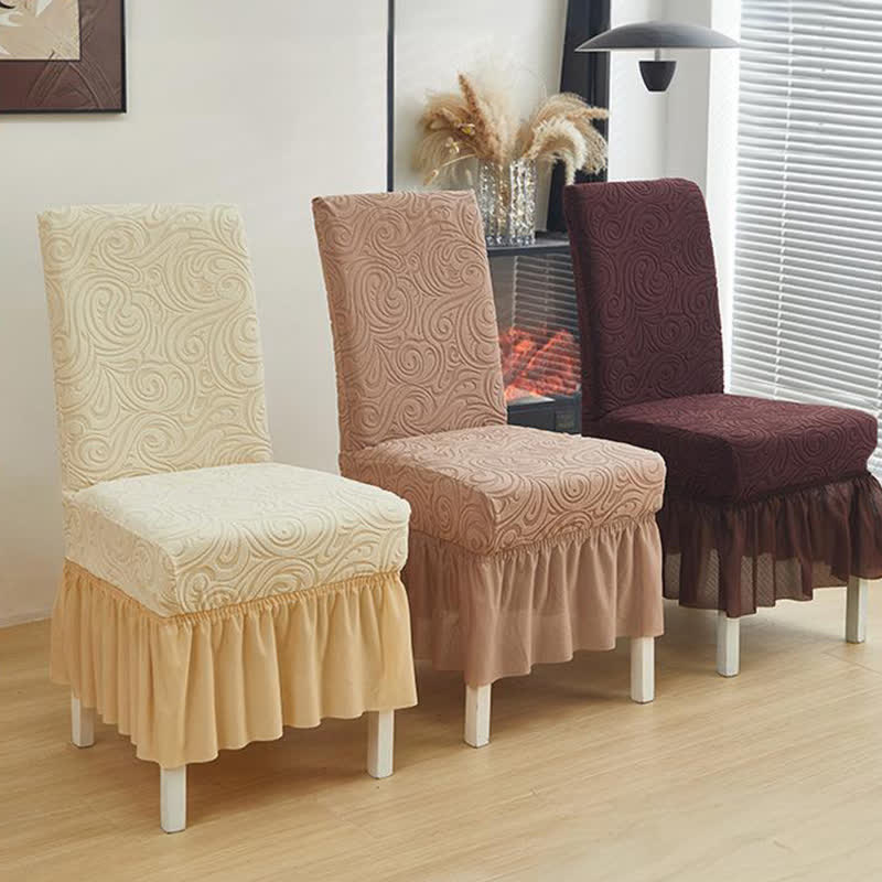 Ownkoti Universal Stretch Jacquard Dining Chair Cover - image 0