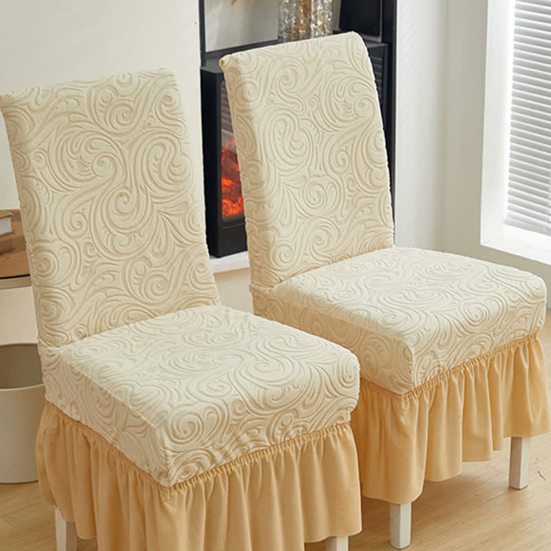 Ownkoti Universal Stretch Jacquard Dining Chair Cover - image 6