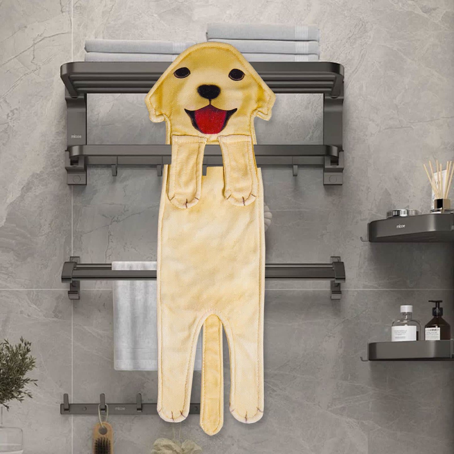 Ownkoti Dog Hangable Kitchen Bathroom Hand Towel - image 14