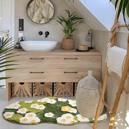 Ownkoti Daisy Moss Style Bath Rug - image 1
