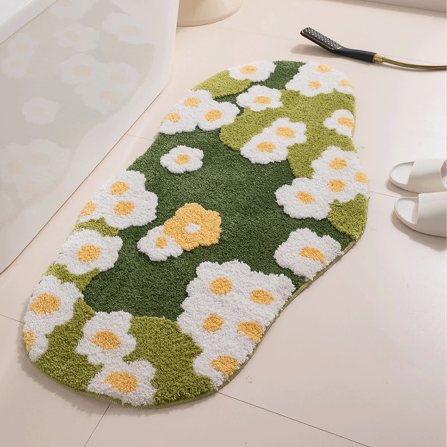 Ownkoti Daisy Moss Style Bath Rug - 31" x 59" - image 0