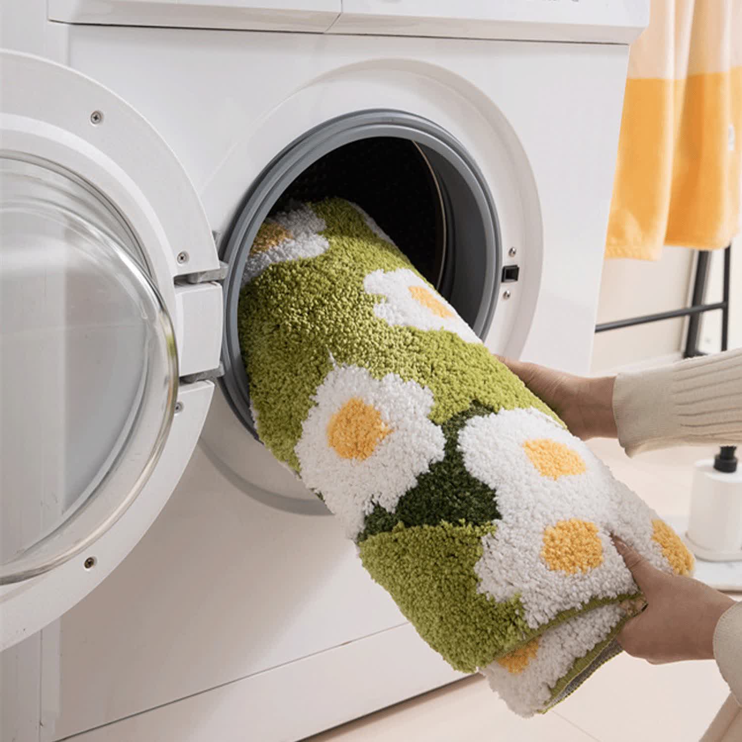 Ownkoti Daisy Moss Style Bath Rug - image 2