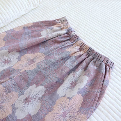 Ownkoti Cotton Cherry Blossom Jacquard Loungewear Set - image 8