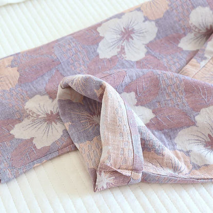 Ownkoti Cotton Cherry Blossom Jacquard Loungewear Set - image 15