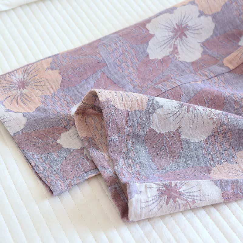 Ownkoti Cotton Cherry Blossom Jacquard Loungewear Set - image 11