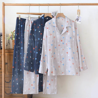 Ownkoti Unisex Geometric Triangle Cotton Loungewear Set - image 0