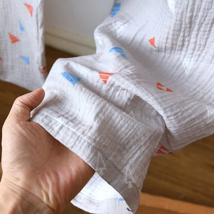 Ownkoti Unisex Geometric Triangle Cotton Loungewear Set - image 9