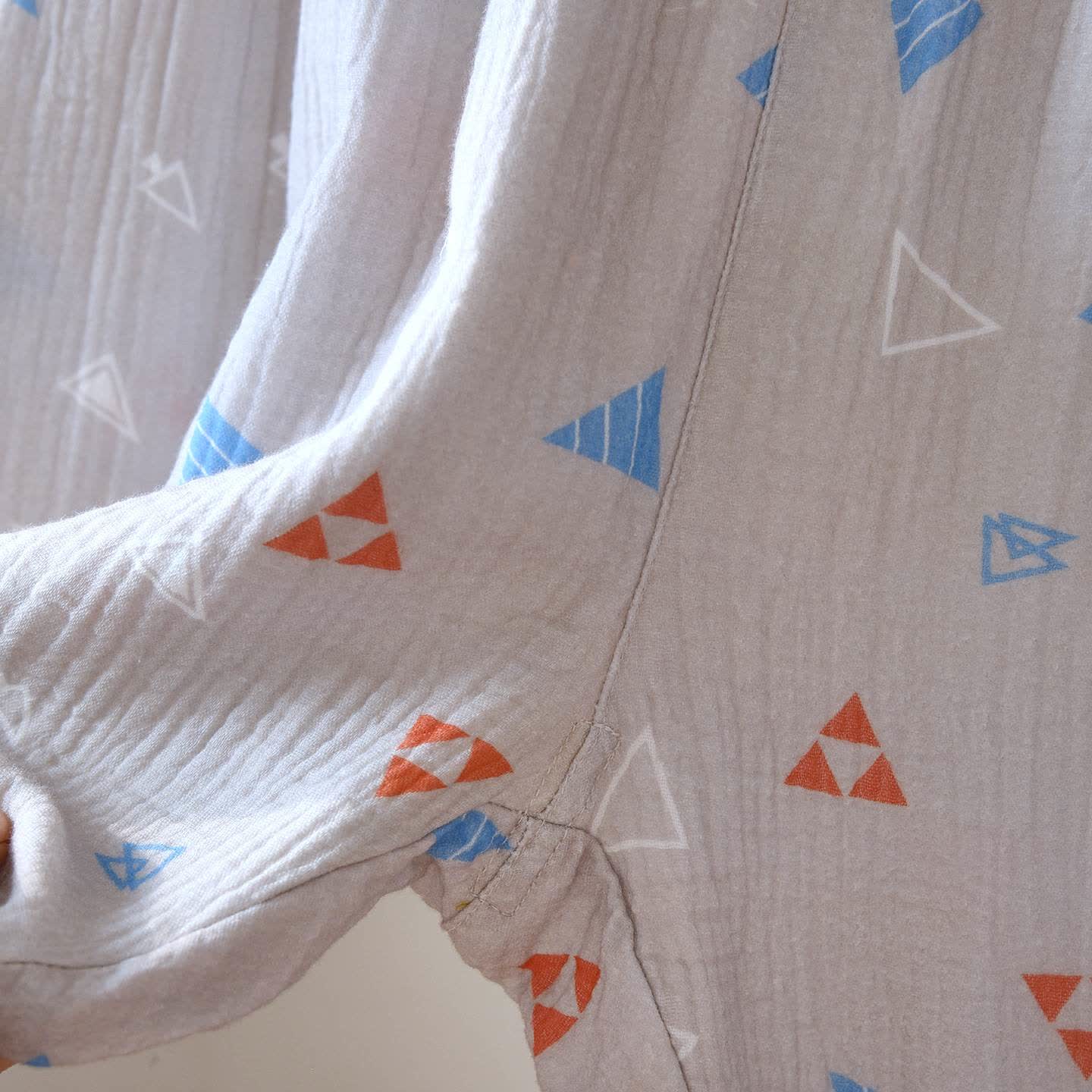 Ownkoti Unisex Geometric Triangle Cotton Loungewear Set - image 12