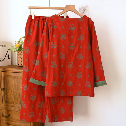 Ownkoti Lucky Bag Pattern Cotton Loungewear Set - image 4