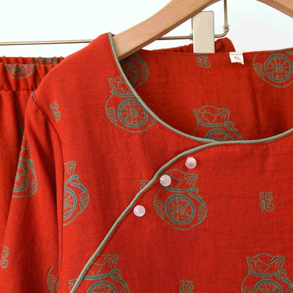 Ownkoti Lucky Bag Pattern Cotton Loungewear Set - image 7