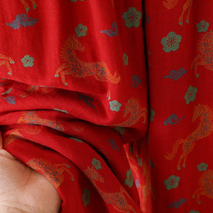 Ownkoti Horse Floral Cotton Gauze Loungewear Set - image 13