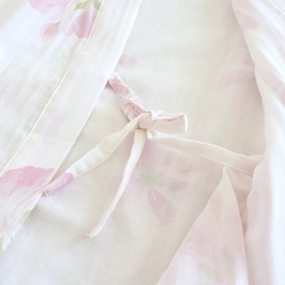 Ownkoti Cherry Blossom Cotton Gauze Kimono Bathrobe - image 9