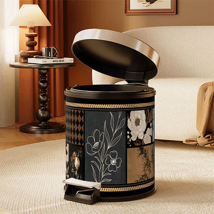 Ownkoti Artistic Leather Double-Layer Trash Can - image 1