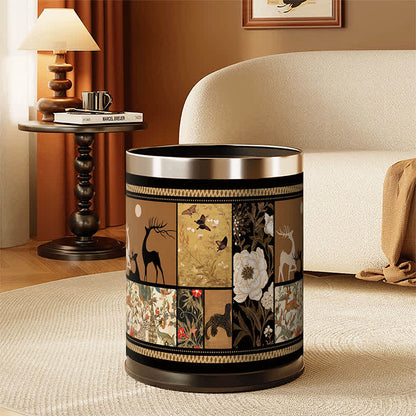 Ownkoti Artistic Leather Double-Layer Trash Can - image 8