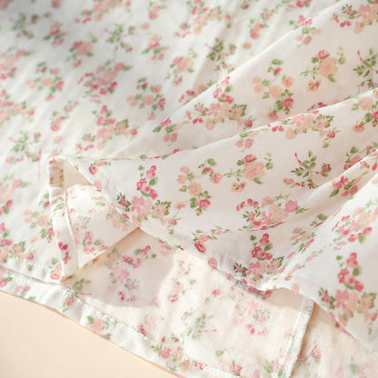 Ownkoti Pink Floral Pure Cotton Sleeveless Nightdress - image 6