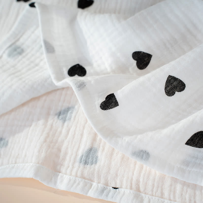 Ownkoti Heart Print Pure Cotton Sleeveless Nightdress - image 5