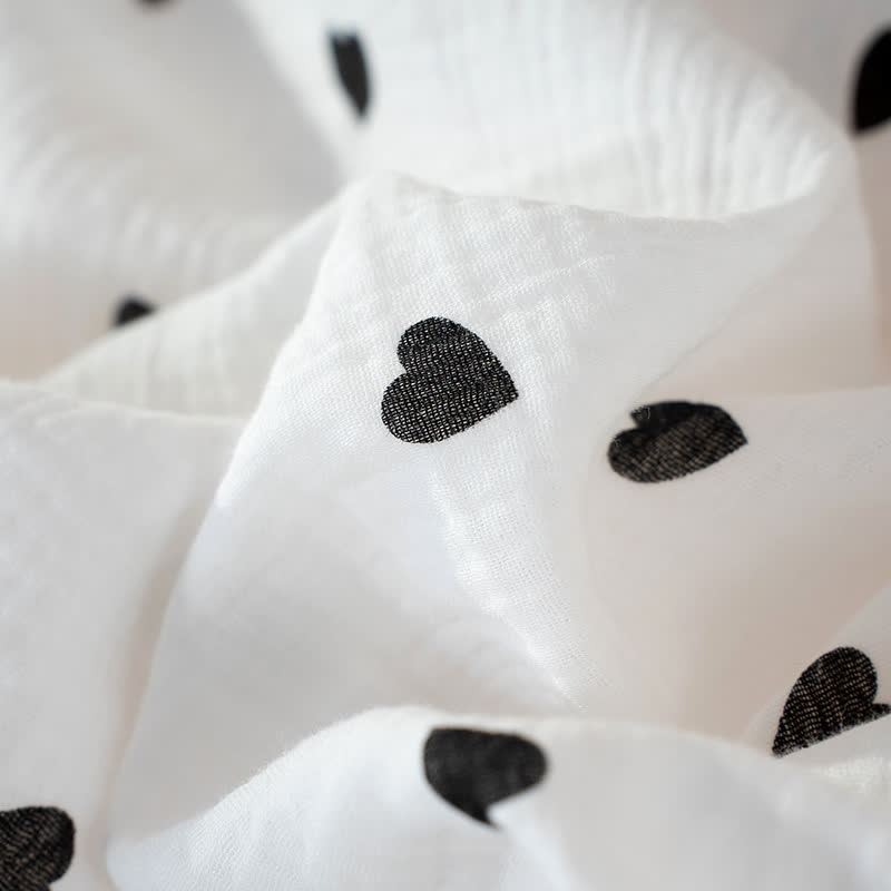 Ownkoti Heart Print Pure Cotton Sleeveless Nightdress - image 6