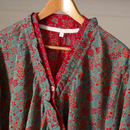 Ownkoti Romantic Rose Ruffled Cotton Nightdress - image 10