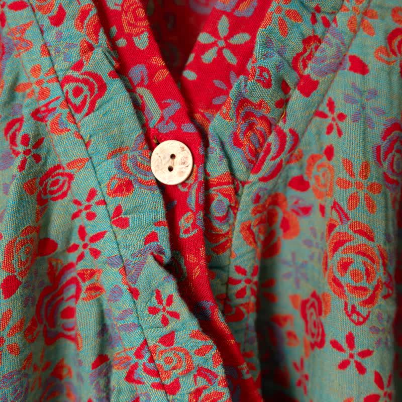 Ownkoti Romantic Rose Ruffled Cotton Nightdress - image 12