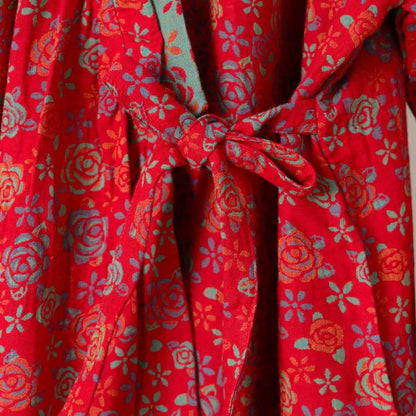 Ownkoti Romantic Rose Ruffled Cotton Nightdress - image 6