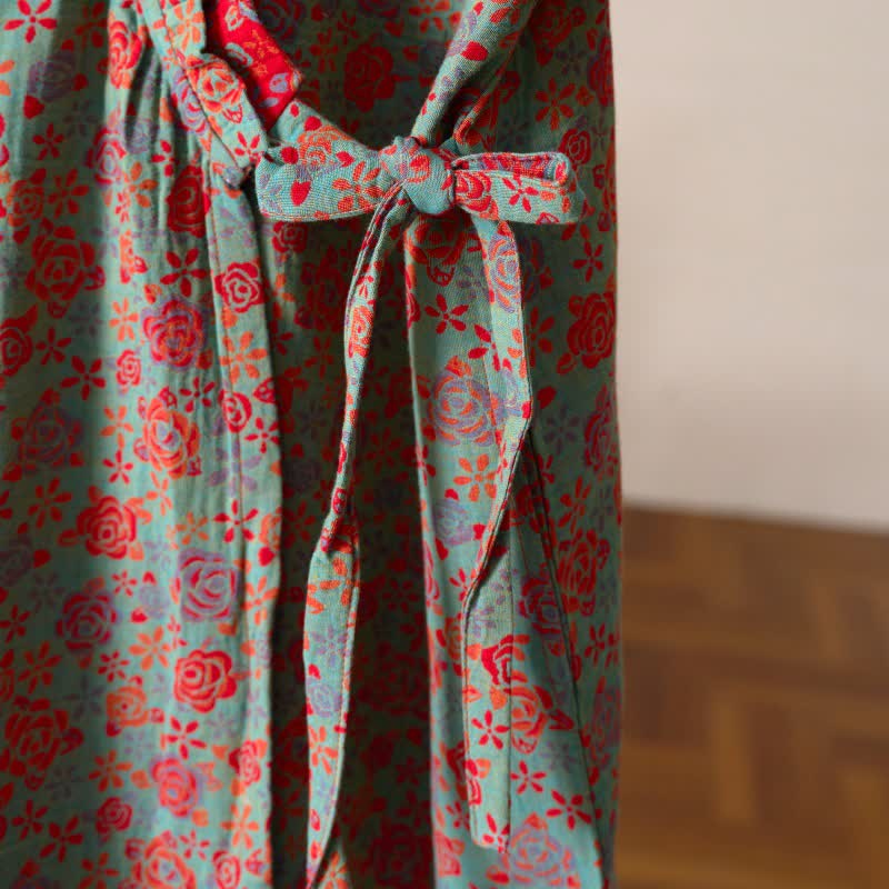 Ownkoti Romantic Rose Ruffled Cotton Nightdress - image 11