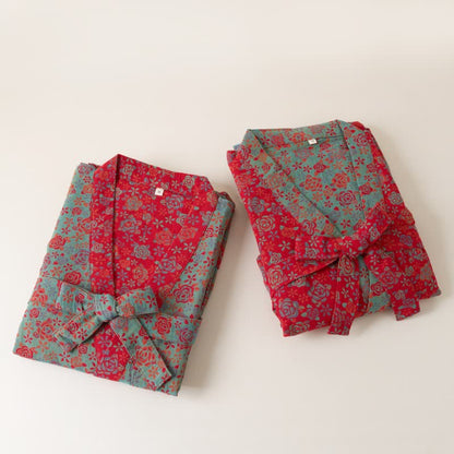 Ownkoti Romantic Rose Cotton Kimono Robe - image 2