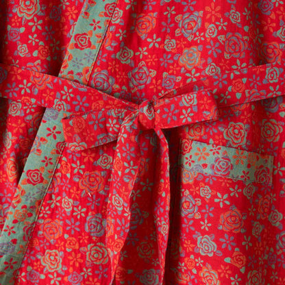Ownkoti Romantic Rose Cotton Kimono Robe - image 7