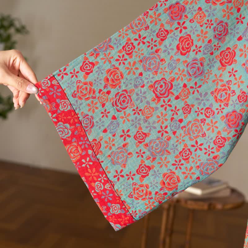 Ownkoti Romantic Rose Cotton Kimono Robe - image 18