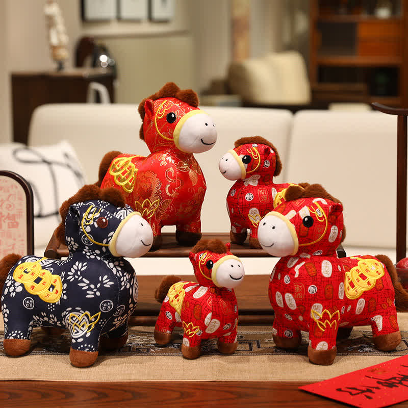 Ownkoti Chinese Zodiac Horse Plush Lucky Mascot Doll - image 2