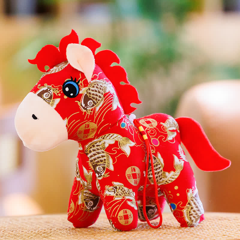 Ownkoti Traditional Chinese Zodiac Horse Plush Toy  - A - 4PCS - 12"H - image 5