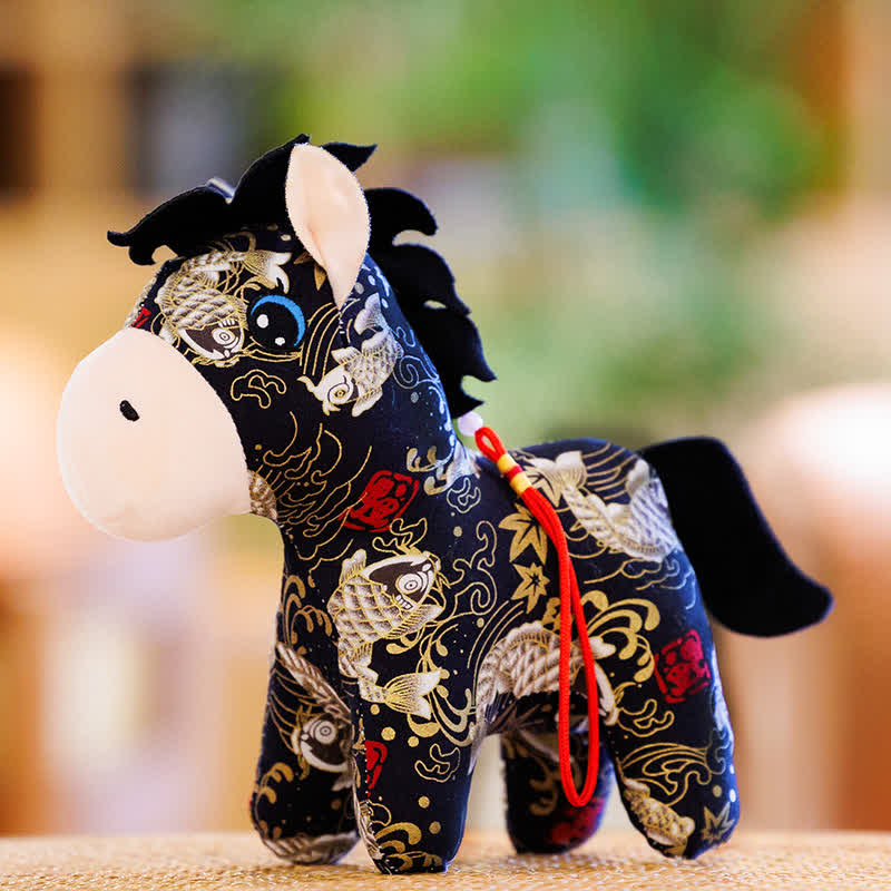 Ownkoti Traditional Chinese Zodiac Horse Plush Toy  - B - 4PCS - 12"H - image 6