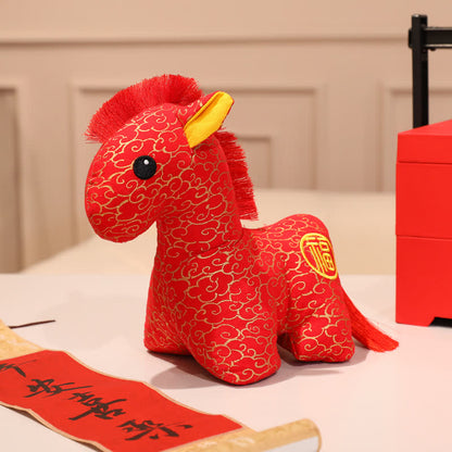 Ownkoti Handmade Auspicious Zodiac Mascot Decor - Red Cloud - 5PCS - 10"H - image 14