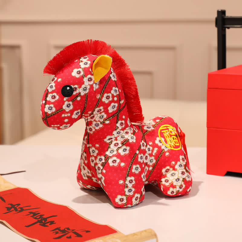 Ownkoti Handmade Auspicious Zodiac Mascot Decor - Red Plum Blossom - 5PCS - 10"H - image 8