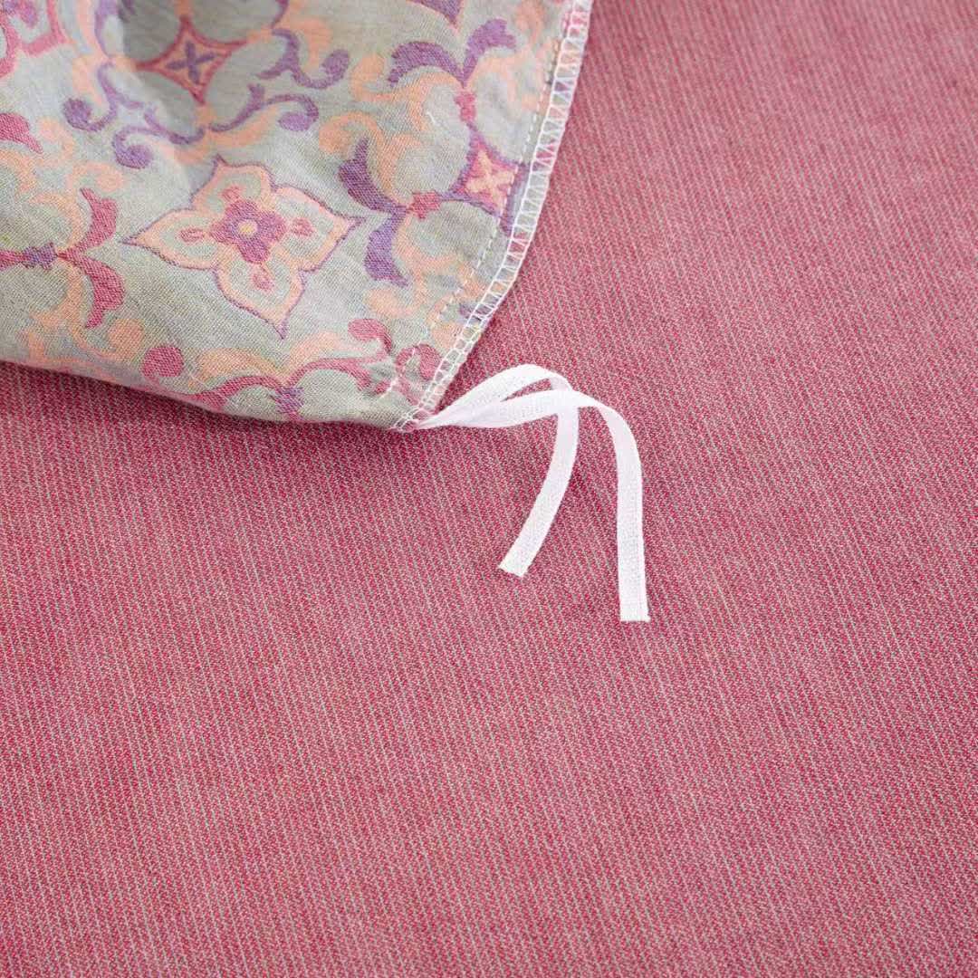 Ownkoti Vintage Pattern Cotton Gauze Bedding Set(4PCS) - image 6