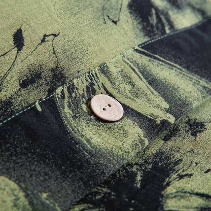 Ownkoti Oriental Ink Style Floral Cotton Bedding Set(4PCS) - image 6